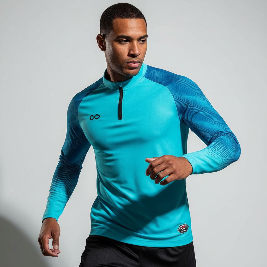 1/4 Half Zip Vanta Series Rippora - AT233XFLT3 mediumspringgreen