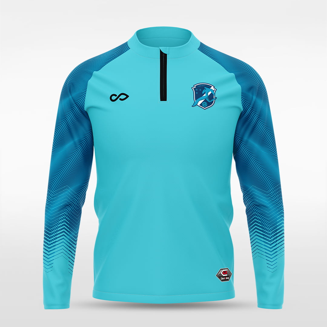 1/4 Half Zip Vanta Series Rippora - AT233XFLT3 mediumspringgreen
