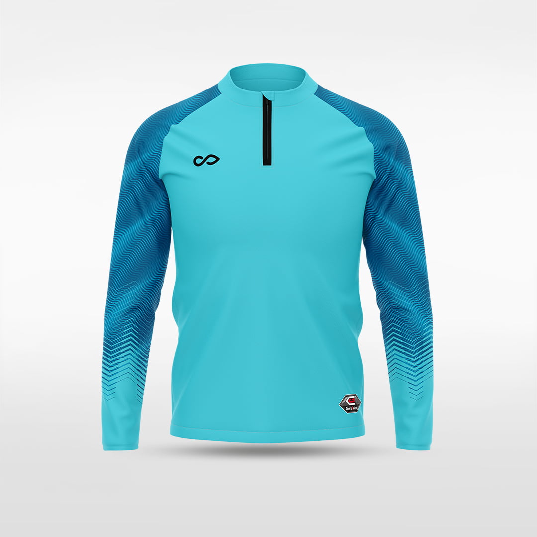 kid 1/4 Half Zip Vanta Series Rippora - AT233XFLT9 mediumspringgreen
