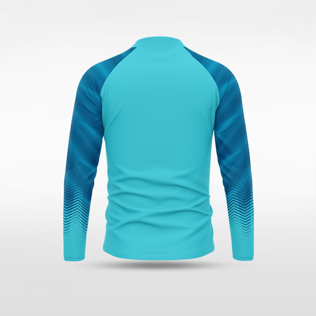 kid 1/4 Half Zip Vanta Series Rippora - AT233XFLT9 mediumspringgreen