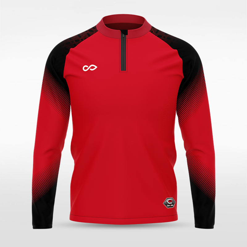 1/4 Half Zip Vanta Series Helara - AT233XFM3 red