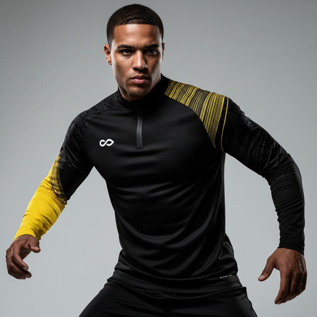 1/4 Half Zip Vanta Series Babylonis - AT233XFN3 black