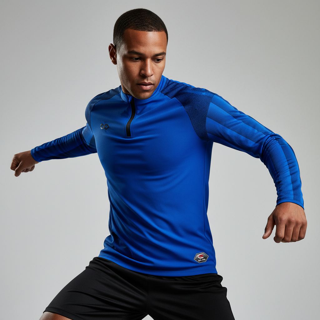1/4 Half Zip Vanta Series Indara - AT233XFP3 blue