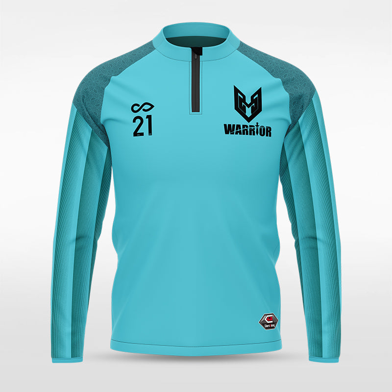 1/4 Half Zip Vanta Series Indara - AT233XFP3 mediumspringgreen
