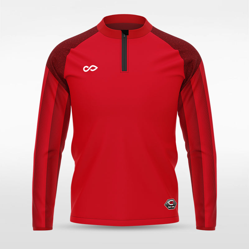 1/4 Half Zip Vanta Series Indara - AT233XFP3 red