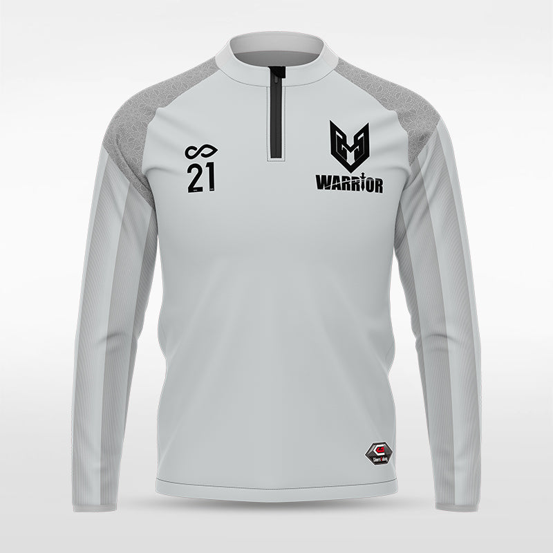 1/4 Half Zip Vanta Series Indara - AT233XFP3 silver