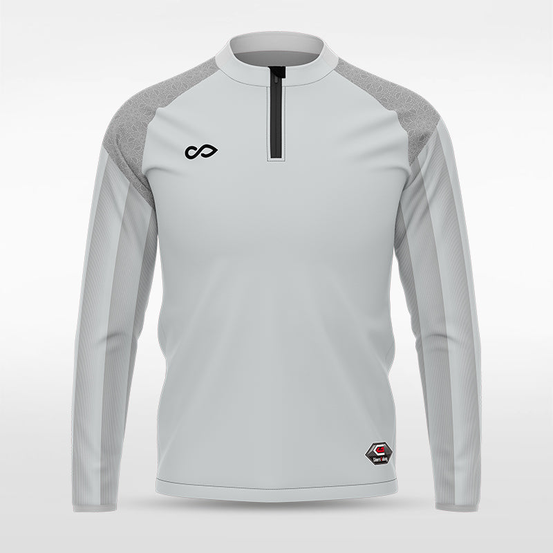 1/4 Half Zip Vanta Series Indara - AT233XFP3 silver