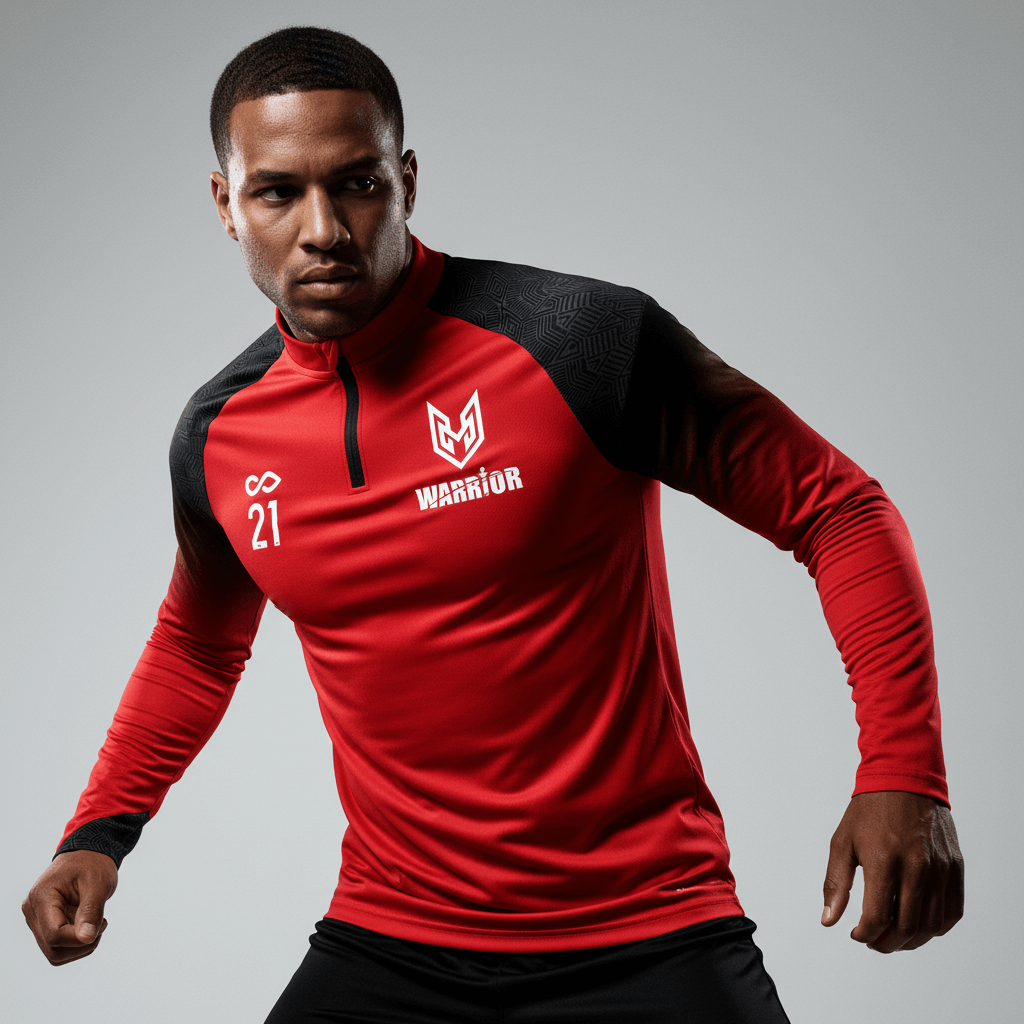 1/4 Half Zip Vanta Series Mayara - AT233XFQ3 red