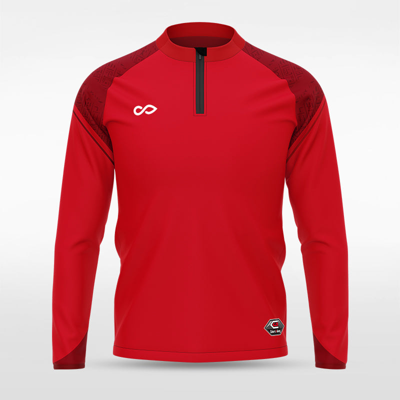 1/4 Half Zip Vanta Series Aegyra - AT233XFR3 red