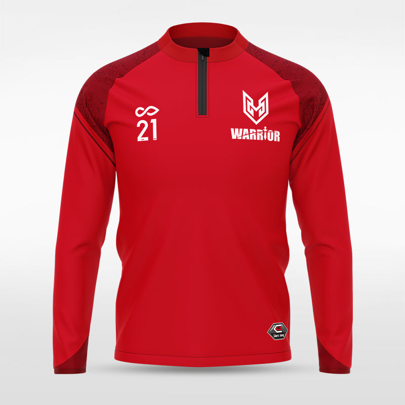 1/4 Half Zip Vanta Series Aegyra - AT233XFR3 red