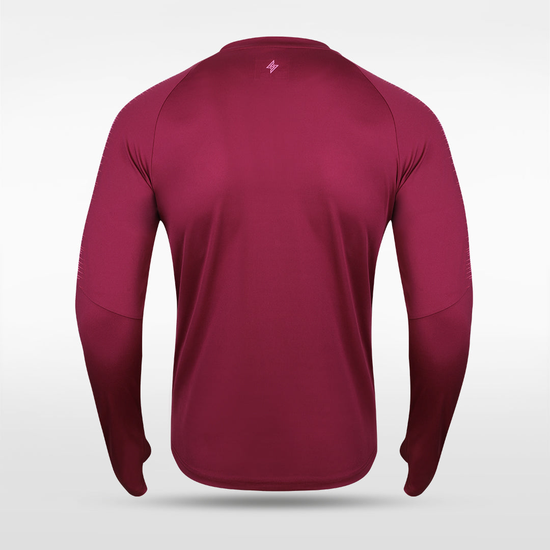 Customized Men's 1/4 Zip Jacket AT233ZEZ3 brown