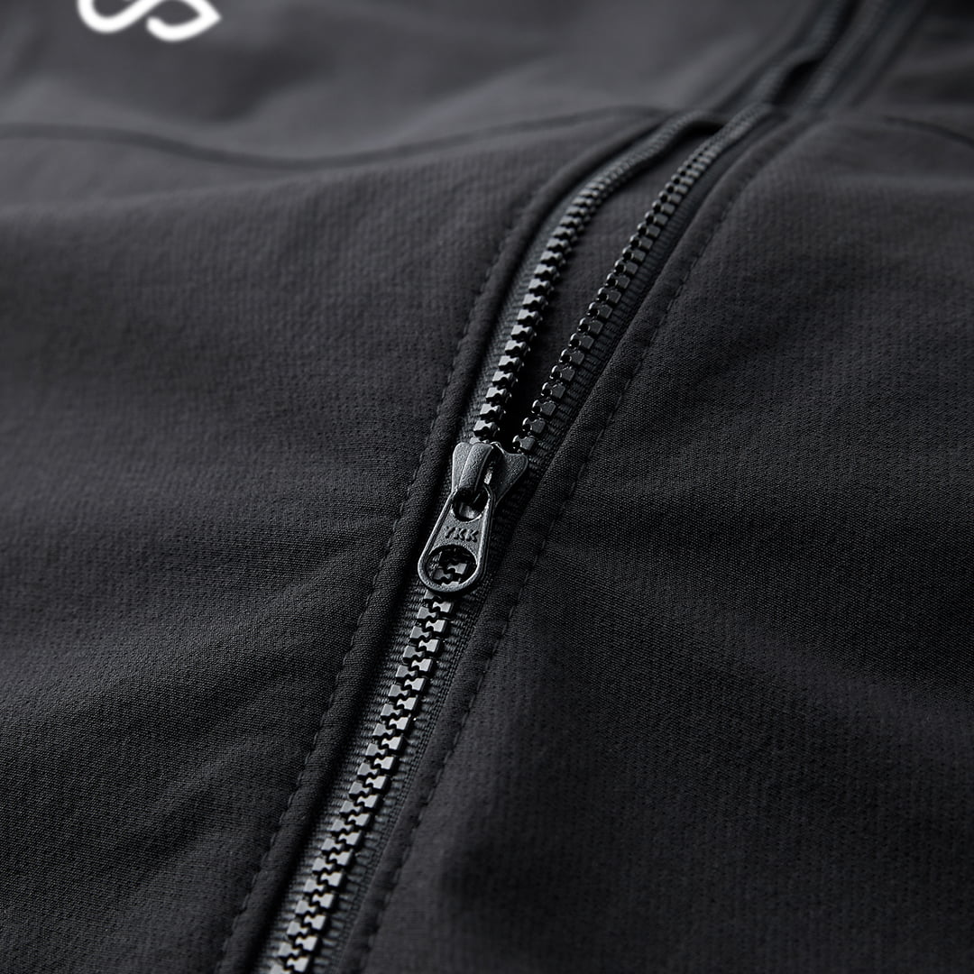 Lightweight Ventara Seamless Bonded Hooded Jacket - AT241GBJJ3 black