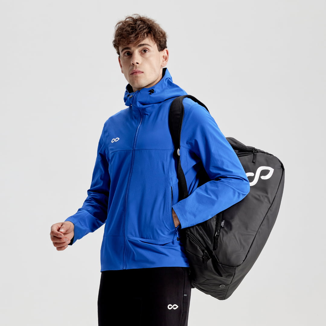 Lightweight Ventara Seamless Bonded Hooded Jacket - AT241GBJJ3 blue