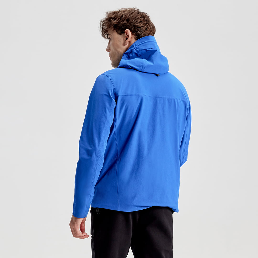 Lightweight Ventara Seamless Bonded Hooded Jacket - AT241GBJJ3 blue