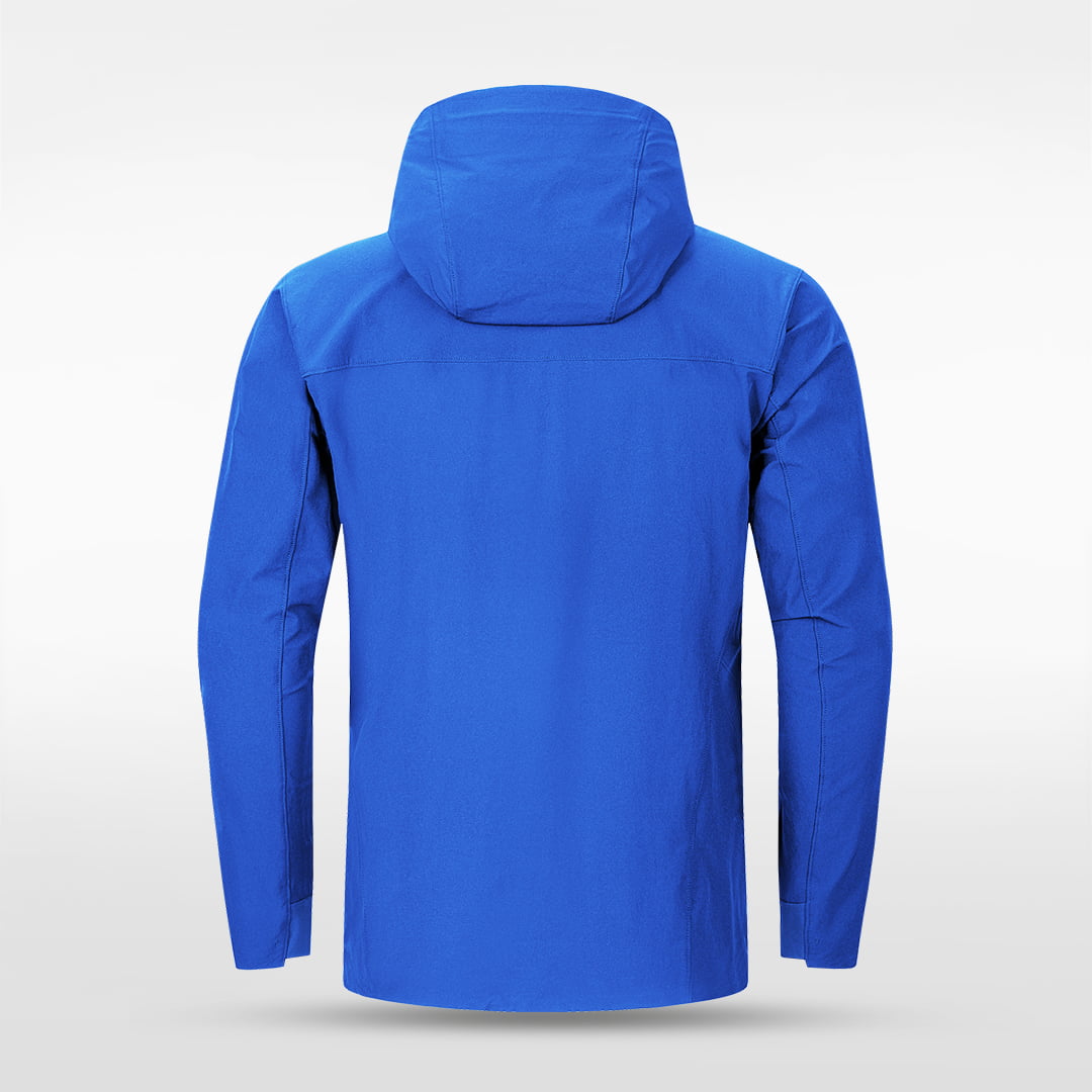 Lightweight Ventara Seamless Bonded Hooded Jacket - AT241GBJJ3 blue