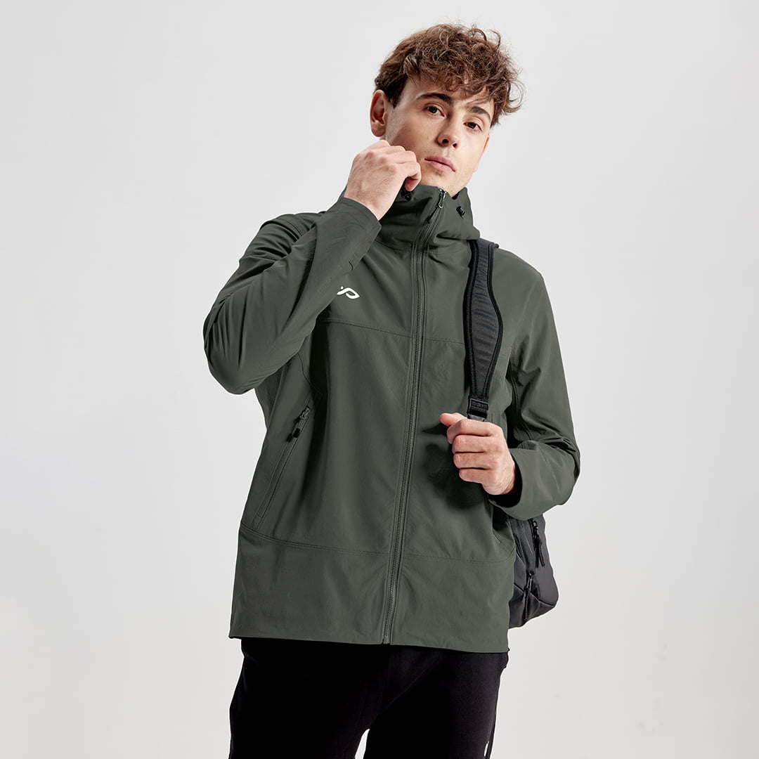 Lightweight Ventara Seamless Bonded Hooded Jacket - AT241GBJJ3 palegreen