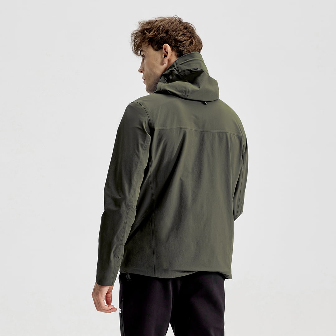 Lightweight Ventara Seamless Bonded Hooded Jacket - AT241GBJJ3 palegreen