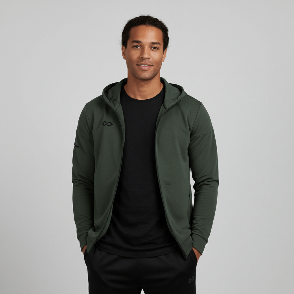 Cogitara Hooded Jacket - AT241ZET3 darkgreen