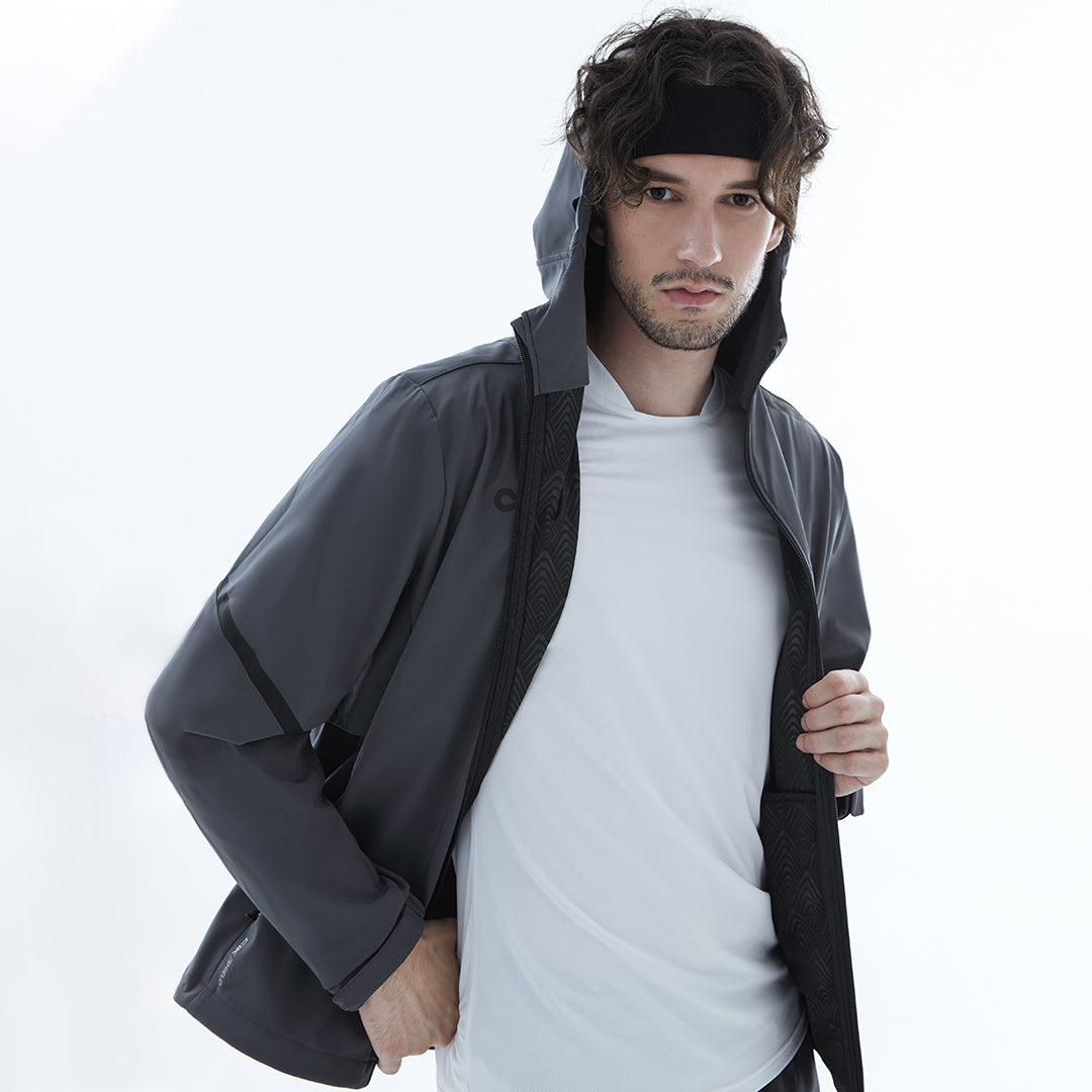 Rain Jacket Falcoara - AT242CHZ3 silver