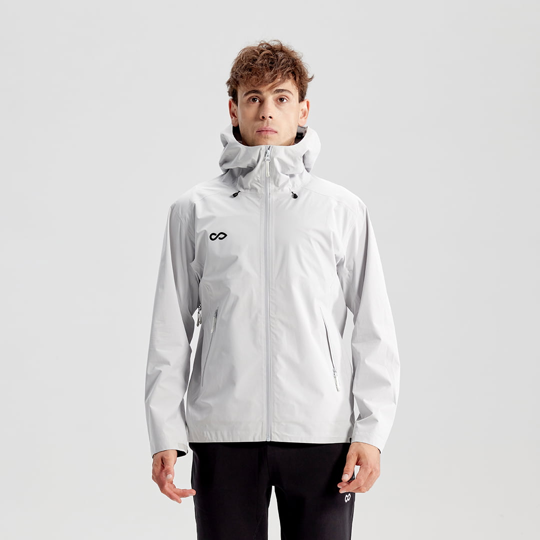 Ventara Seam Bonded Hard Shell Jacket - AT242GBJK3 silver