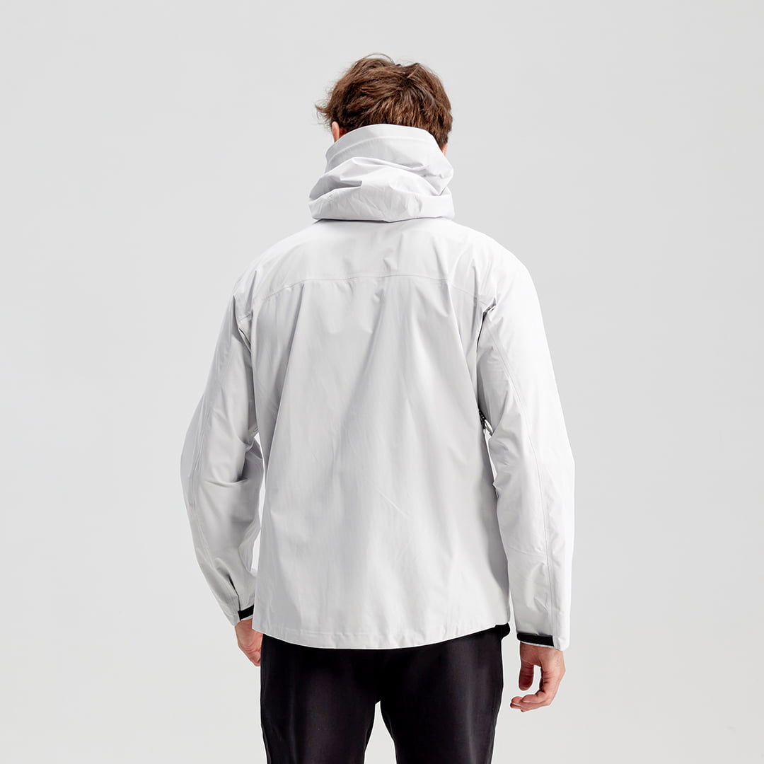 Ventara Seam Bonded Hard Shell Jacket - AT242GBJK3 silver