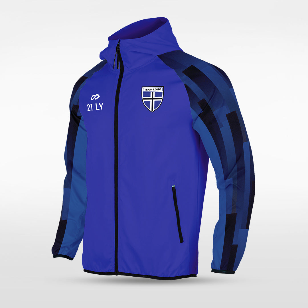Lightweight Rain Jacket Vanta Series Silvara - AT242XFB3 blue