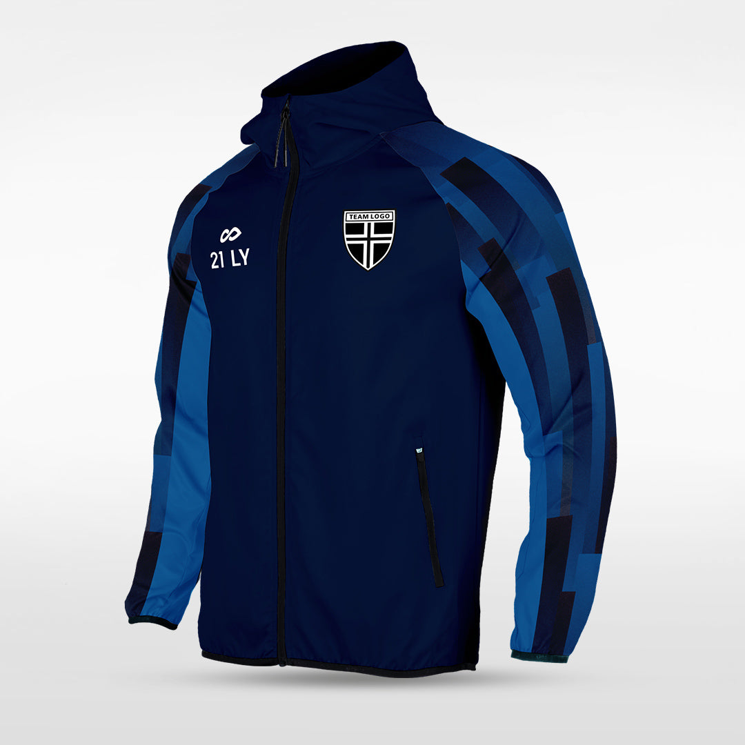 Lightweight Rain Jacket Vanta Series Silvara - AT242XFB3 navy