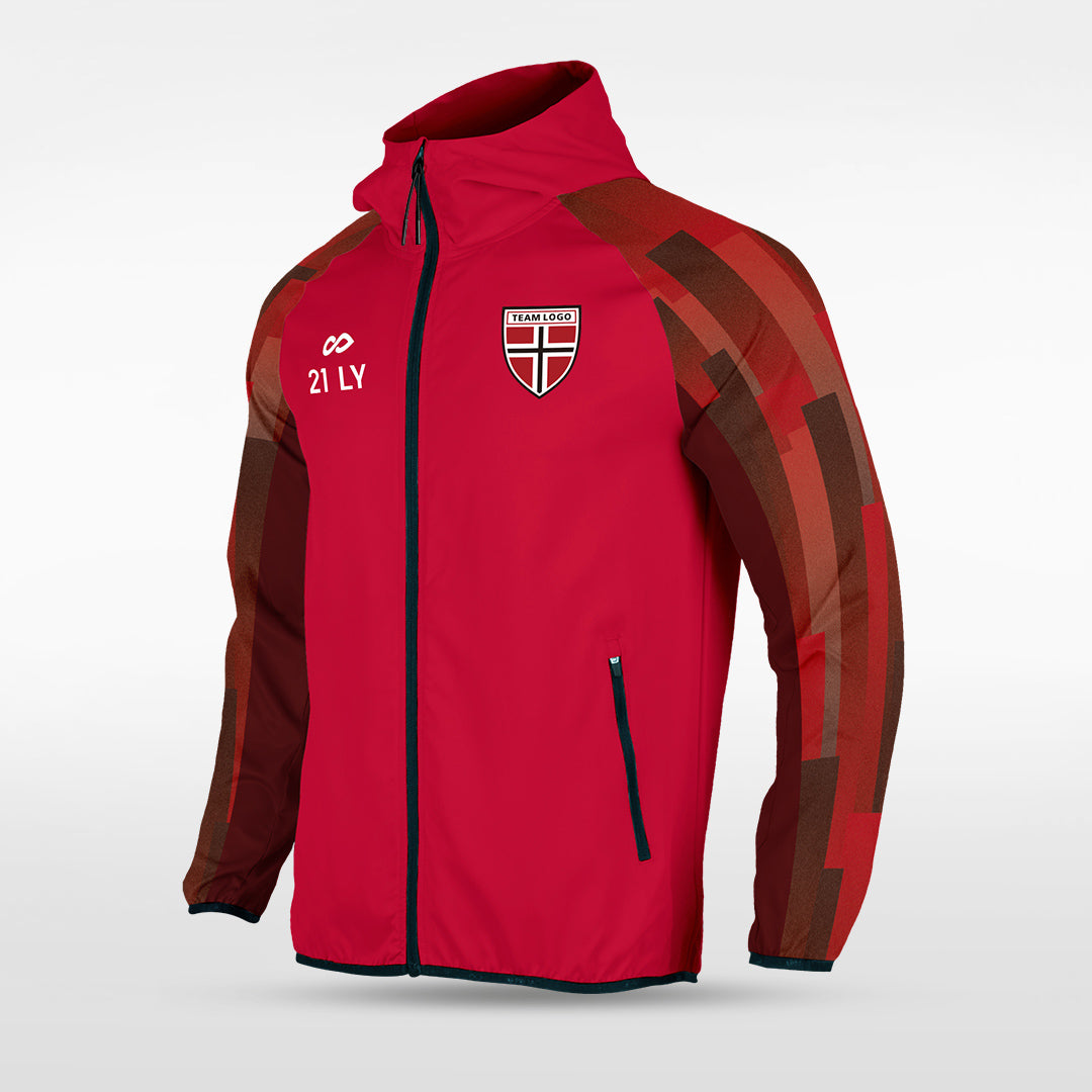 Lightweight Rain Jacket Vanta Series Silvara - AT242XFB3 red
