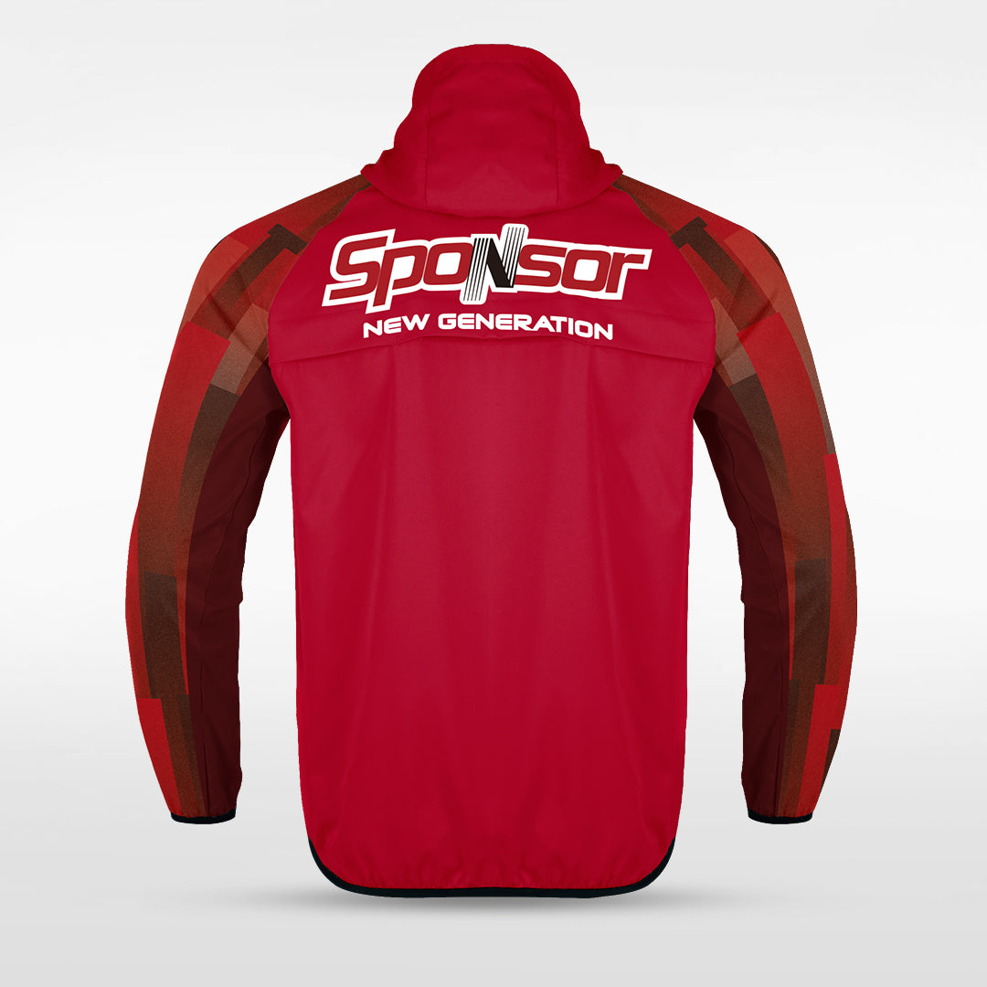 Lightweight Rain Jacket Vanta Series Silvara - AT242XFB3 red