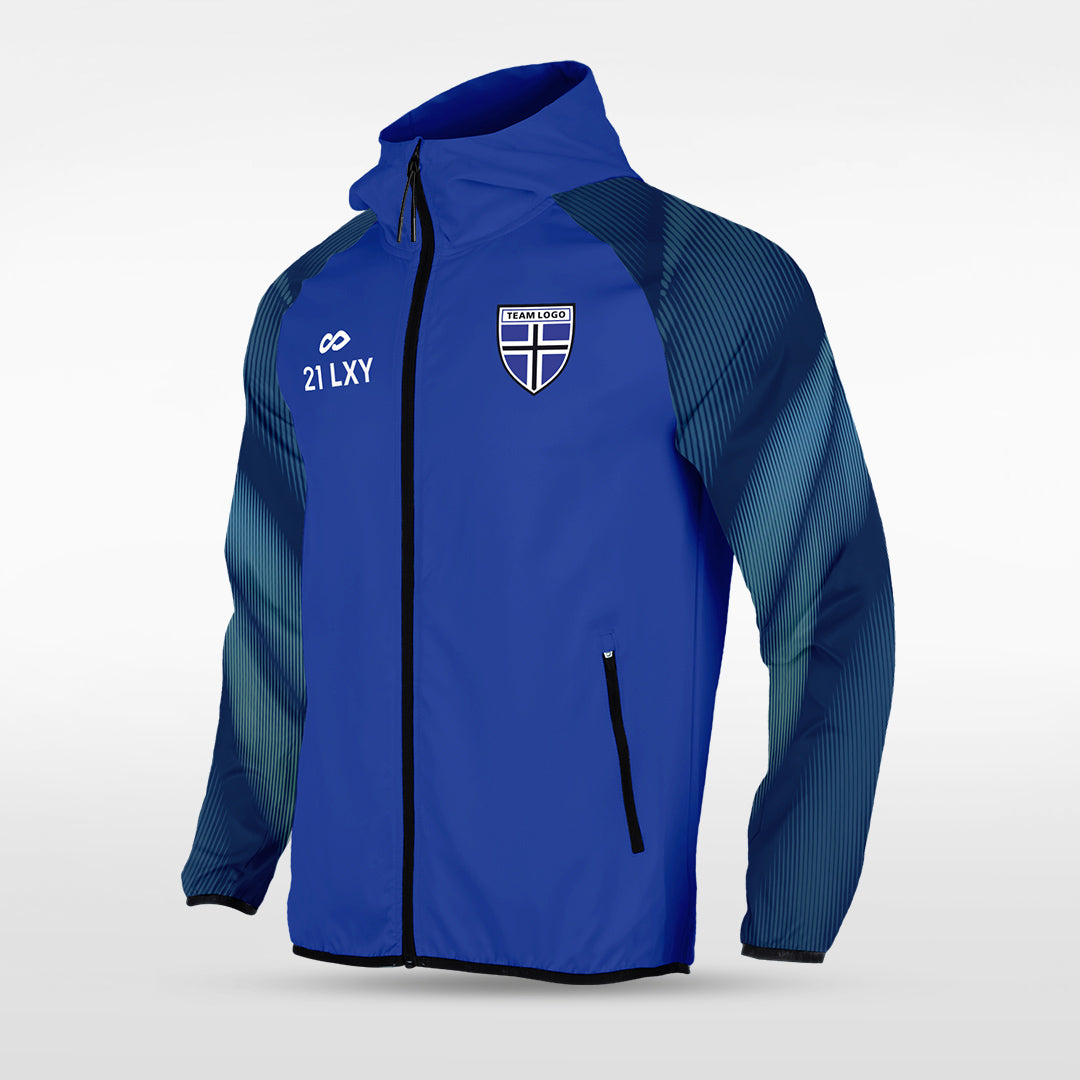 Lightweight Rain Jacket Vanta Series Aurara - AT242XFD3 blue