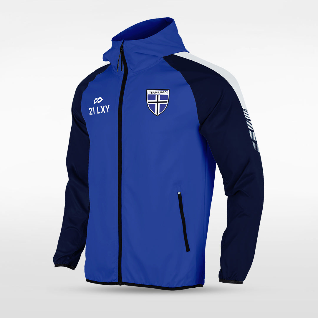 Lightweight Rain Jacket Vanta Series Ventara - AT242XFE3 blue