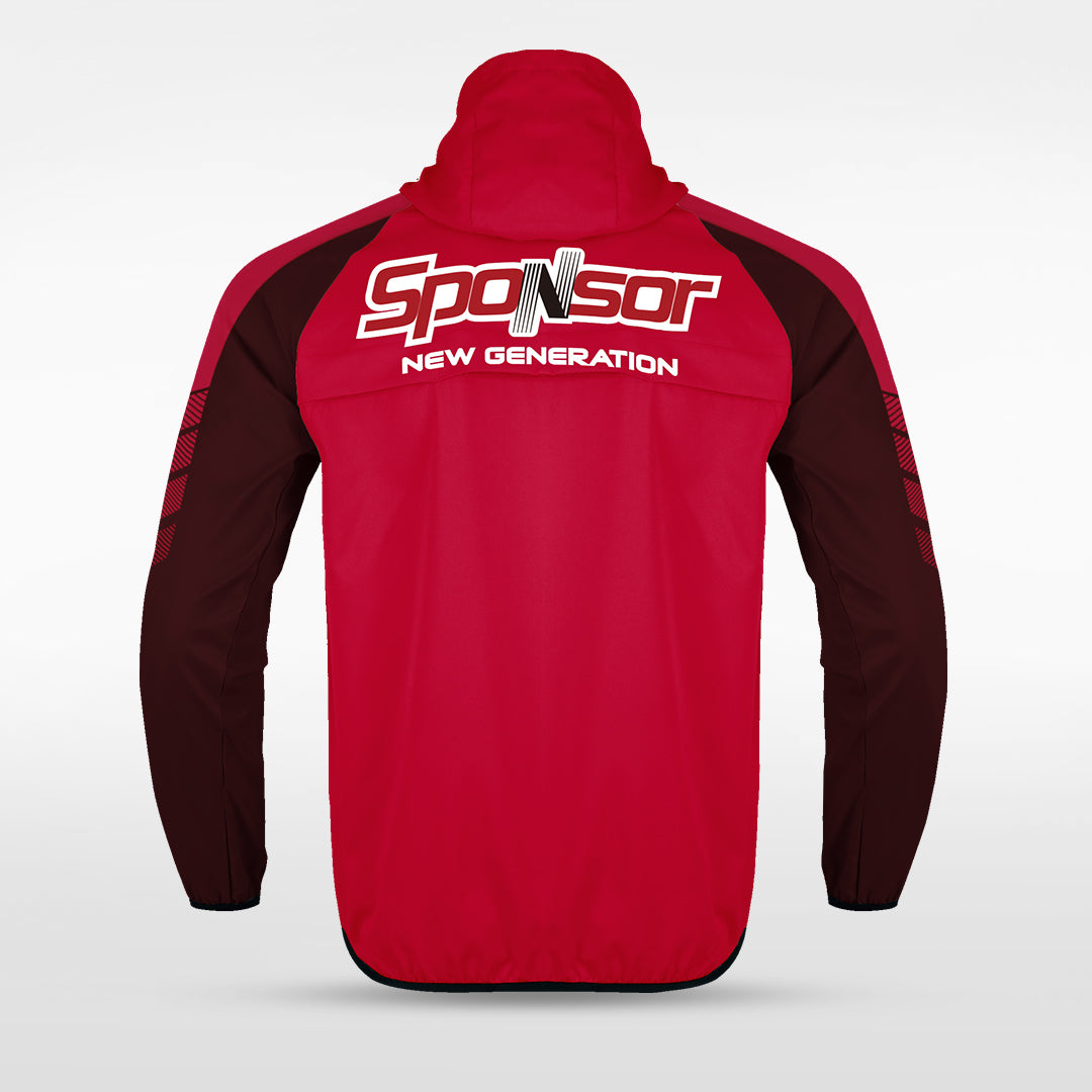 Lightweight Rain Jacket Vanta Series Ventara - AT242XFE3 red