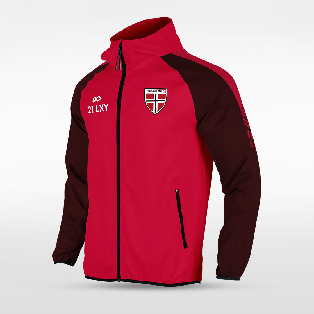 Lightweight Rain Jacket Vanta Series Ventara - AT242XFE3 red