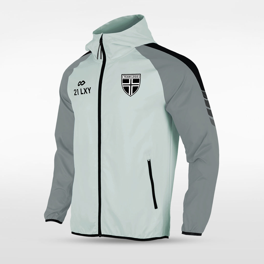 Lightweight Rain Jacket Vanta Series Ventara - AT242XFE3 silver