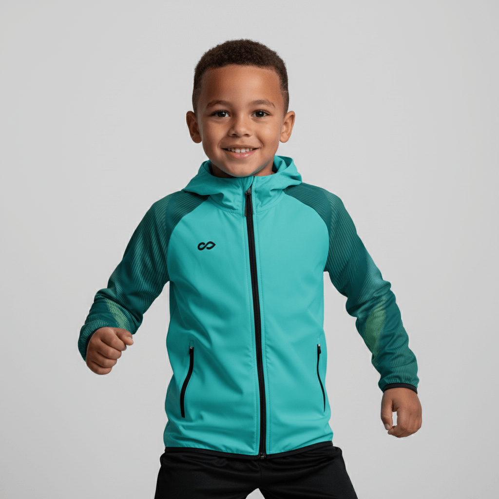 Kid  Rain Jacket Vanta Series Aurara - AT242XFEJ8 mediumspringgreen