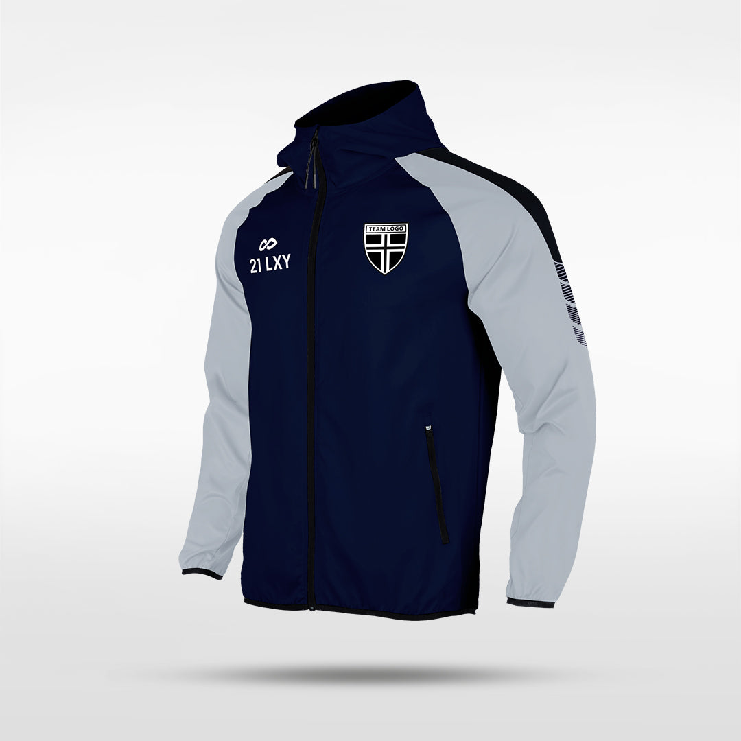 Kid  Rain Jacket Vanta Series Ventara - AT242XFEK8 navy