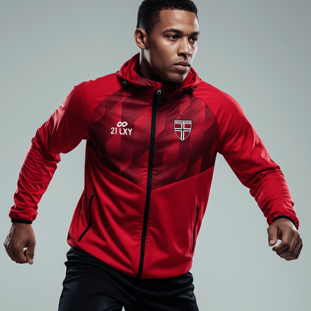 Gen Rain Jacket Vanta Series Domara - AT242XFL3 red