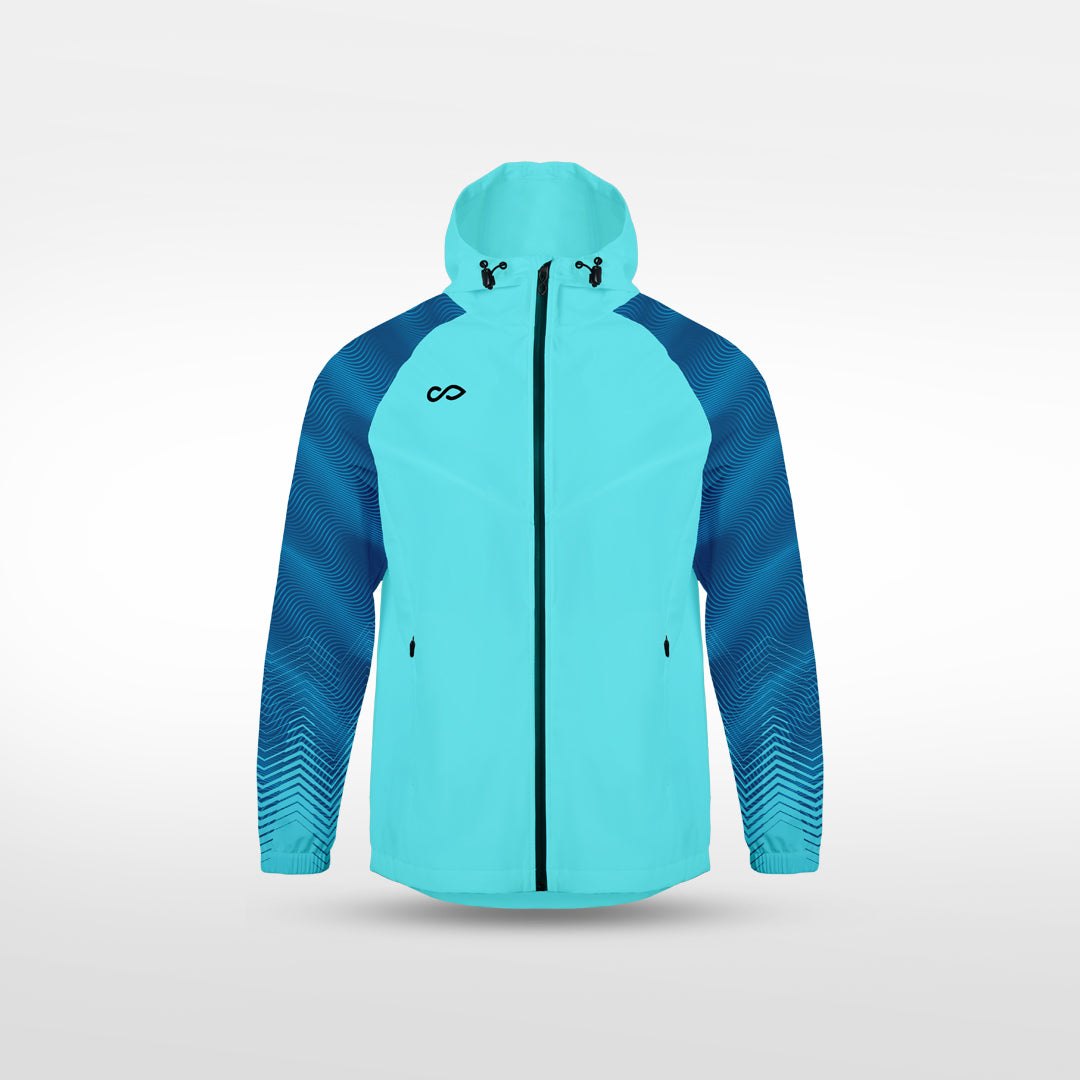 Kid Lightweight Rain Jacket Vanta Series Rippora - AT242XFLT8 mediumspringgreen