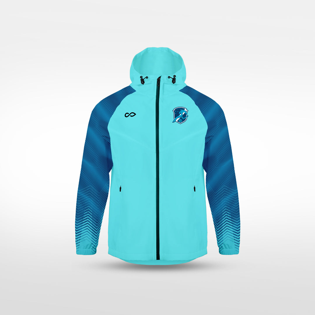 Kid Lightweight Rain Jacket Vanta Series Rippora - AT242XFLT8 mediumspringgreen