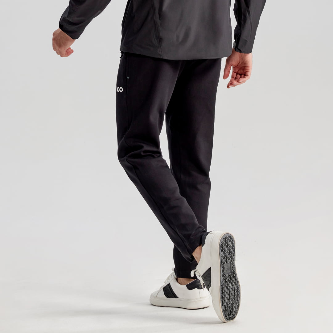 Adult Fitted Sports Pants AT253GBJN3 black