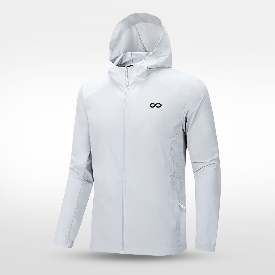 Tutara Sun Protection Jacket, Flag Series - ATR401GZA3 white