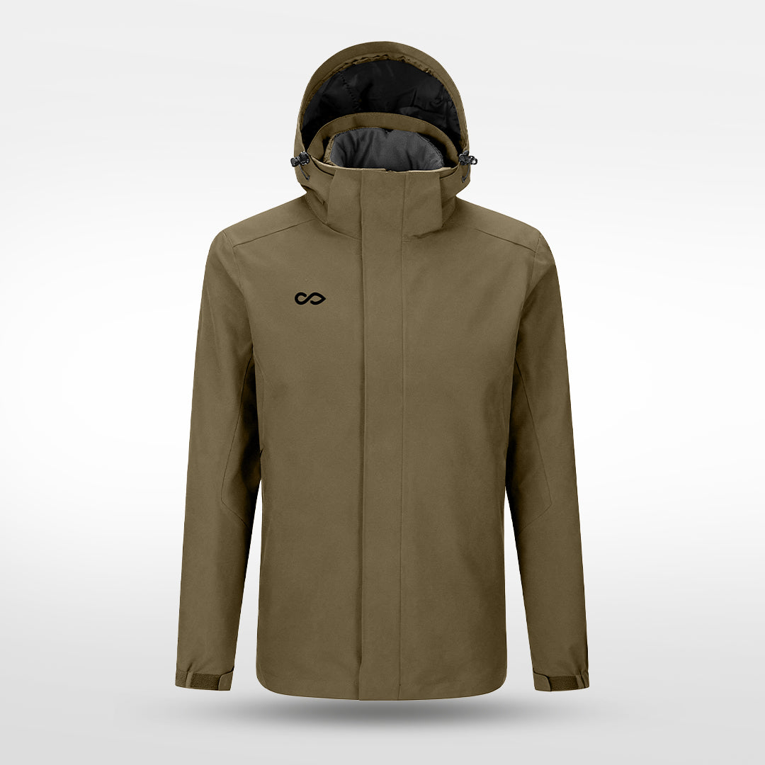 Detachable Down Parka Vantara- ATR401GZAA3 saddlebrown