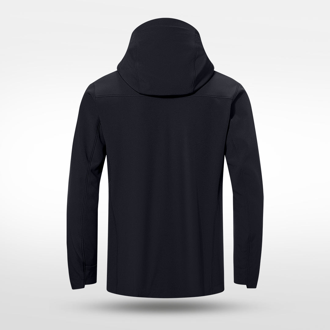 Composite Fleece Softshell Rain Jacket Vantara - ATR401GZAC3 black