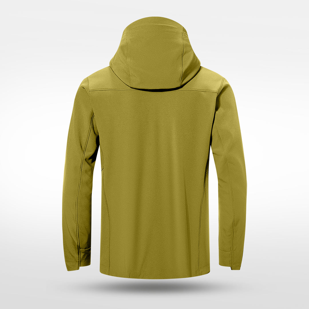 Composite Fleece Softshell Rain Jacket Vantara - ATR401GZAC3 yellow