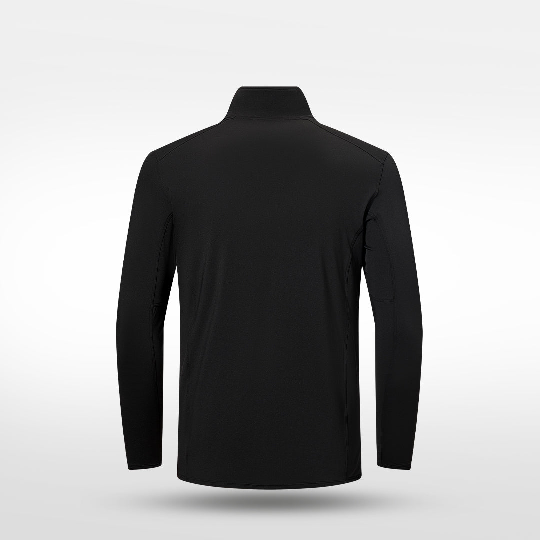 Stand Collar Fleece Jacket Vantara - ATR413GZA3 black
