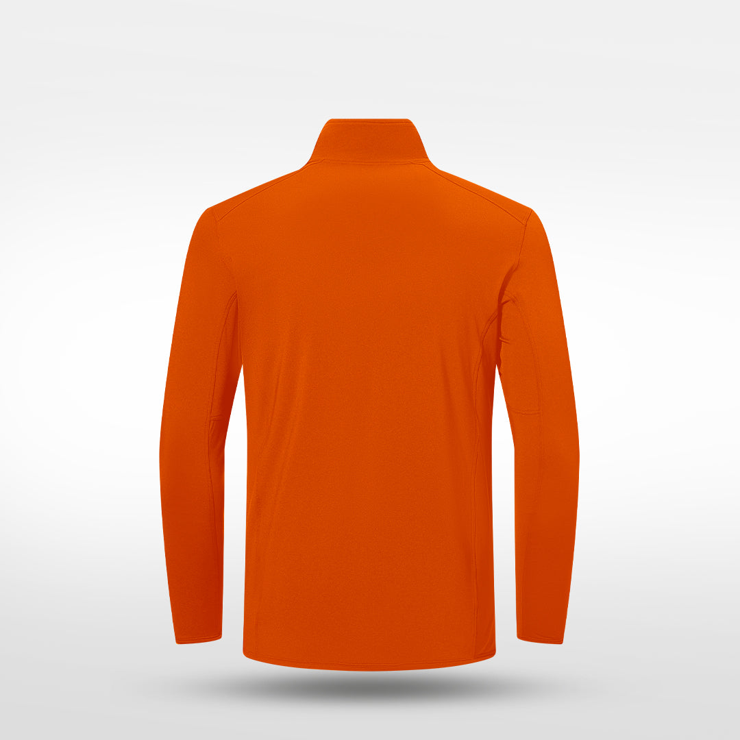 Stand Collar Fleece Jacket Vantara - ATR413GZA3 orange