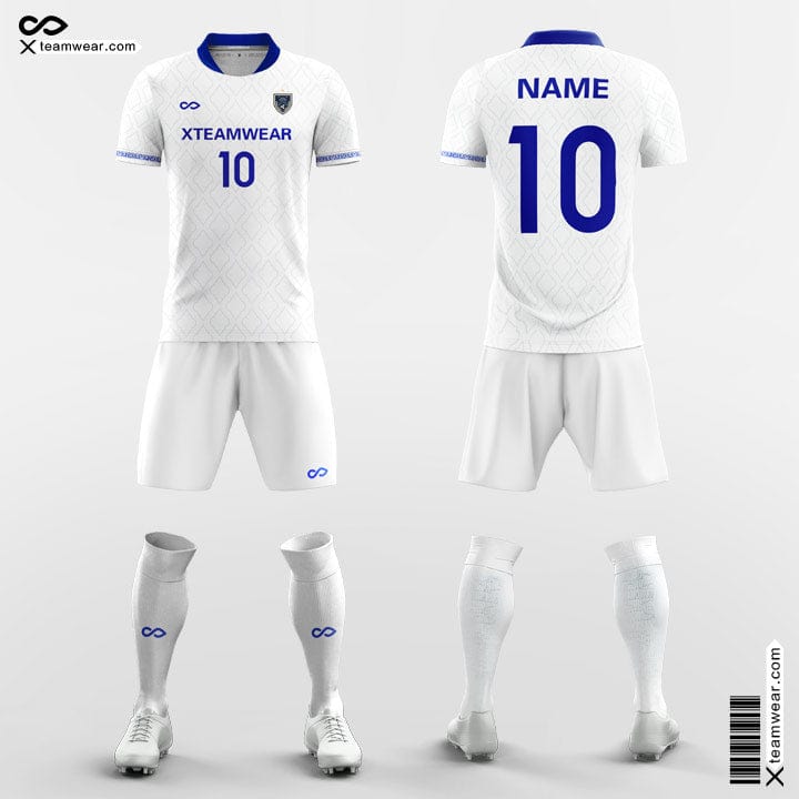 Blue Argle Soccer Jersey Kit