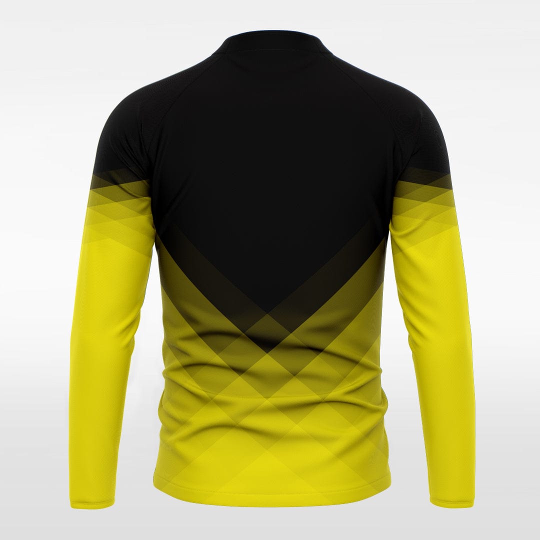 Continent 2 Custom 1/4 Zip Jersey Yellow