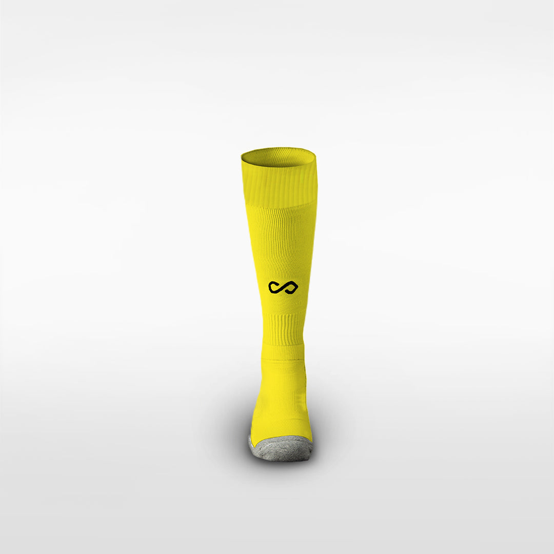 Kid Long Football Socks Altara - C17S301AEZ8 yellow