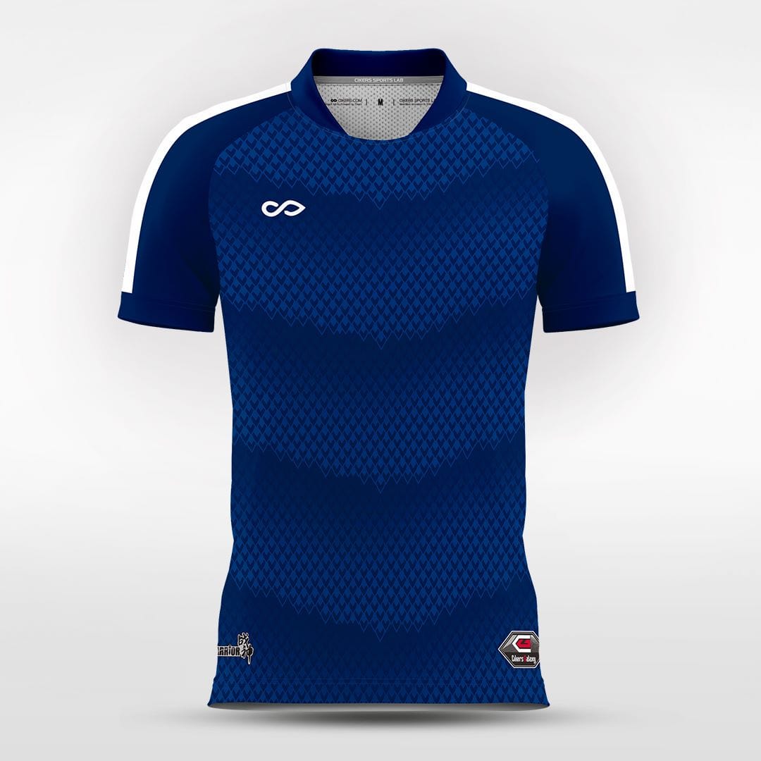 Blue Tectonic Soccer Jersey